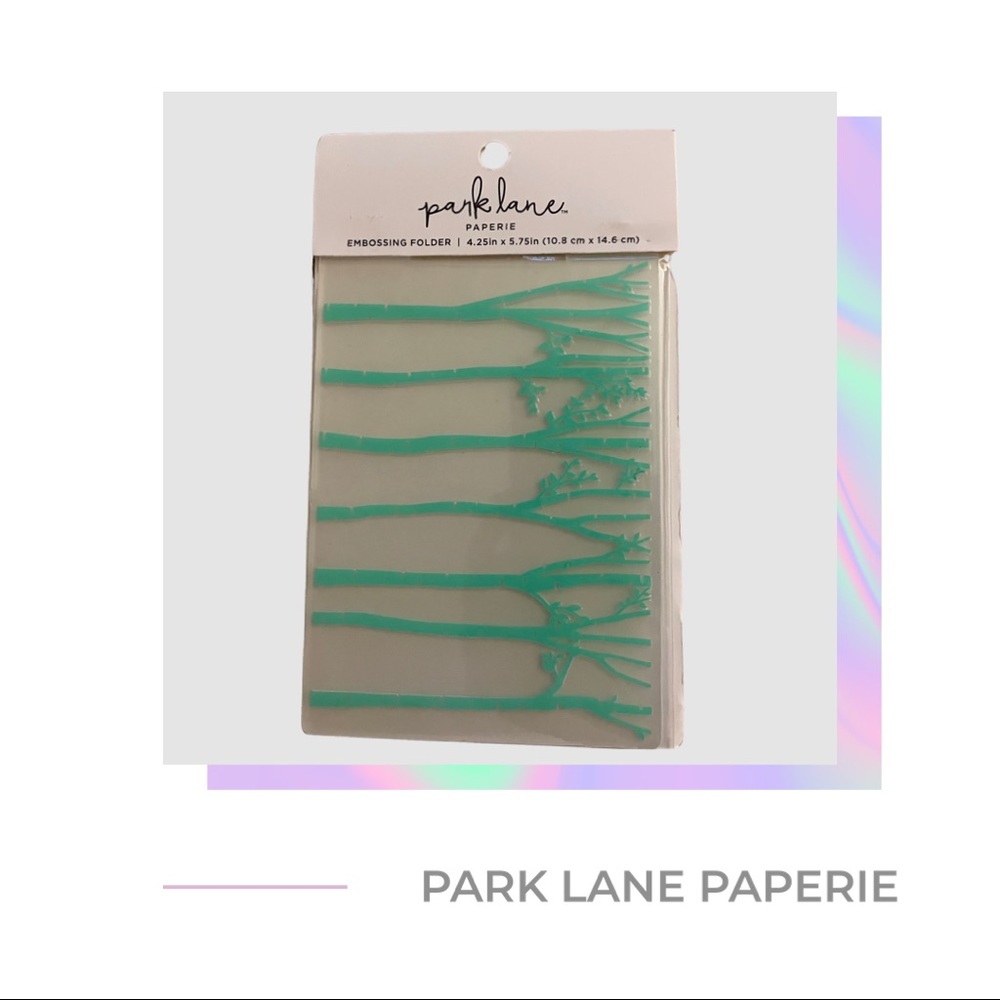 Park Lane Paperie Embossing Folder - Birch Trees